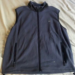 Vineyard Vines Navy Blue zip vest size xl
